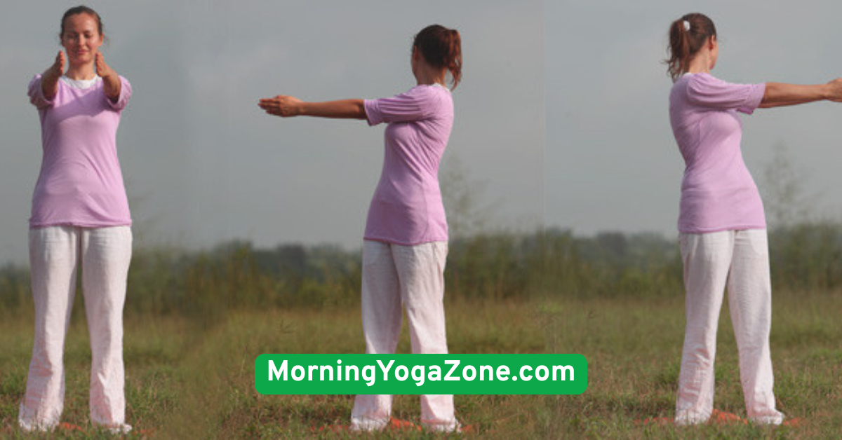  Standing Twist While standing,