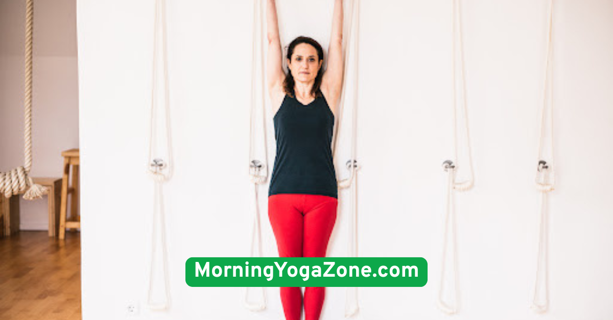 Mountain Pose with Arm Stretch (Tadasana Variation)